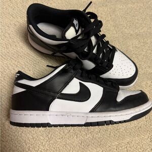 Nike Black and White Low-Top Sneakers